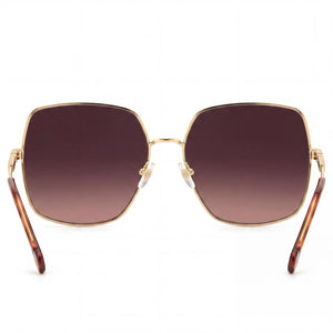 Carolina Herrera HER 0139/S Butterfly Sunglasses Unisex — side view, Non-Polarized Pink Doubleshade lens