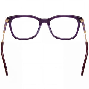 Carolina Herrera Her 0151 Rectangle Eyeglasses for Men — front view, Acetate