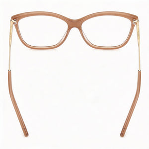 Carolina Herrera Her 0154 Rectangle Eyeglasses for Women — interior view, Polycarbonate demo lenses