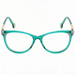Carolina Herrera Her 0163 Rectangle Eyeglasses for Women — front view, Plastic