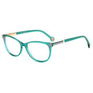 Carolina Herrera Her 0163 Green Rectangle Eyeglasses for Women, Plastic frame