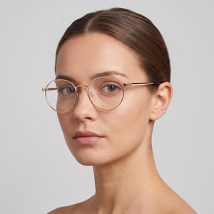 Carolina Herrera HER 0169 Gold Eyeglasses Women — lifestyle wear, everyday errands and city walking