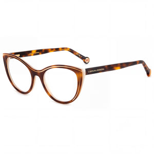 Carolina Herrera Her 0171 Havana Rectangle Eyeglasses for Men, Acetate frame