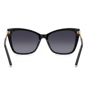 Carolina Herrera HER 0180/S Cat Eye Sunglasses for Women — interior view, Non-Polarized lens detail