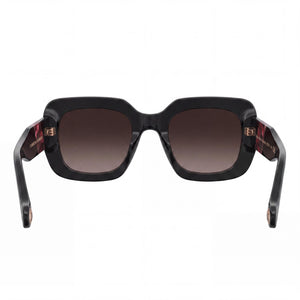 Carolina Herrera HER 0186/S Rectangle Sunglasses for Women — interior view, Non-Polarized lens detail