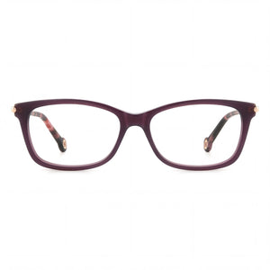 Carolina Herrera Her 0198 Rectangle Eyeglasses for Women — front view, Plastic