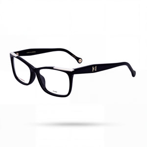 Carolina Herrera Her 0202/g Black Rectangle Eyeglasses for Women, Acetate frame