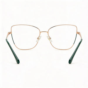 Carolina Herrera Her 0209 Cat Eye Eyeglasses for Women — front view, Metal