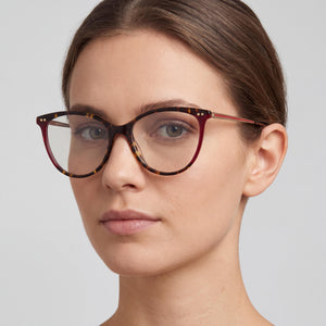 Carolina Herrera Her 0210 Red Eyeglasses Women — lifestyle wear, open-plan offices and shared desks