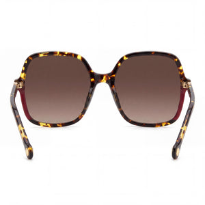 Carolina Herrera HER 0244/S Square Sunglasses for Women — interior view, Non-Polarized lens detail