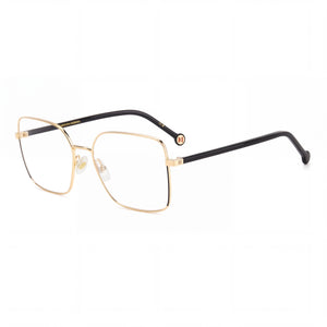 Carolina Herrera HER 0248 Gold Square Eyeglasses for Women, Metal frame