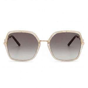 Carolina Herrera Butterfly Sunglasses Unisex — front view, Metal frame
