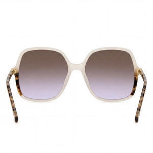 Carolina Herrera Butterfly Sunglasses for Women — interior view, Non-Polarized lens detail