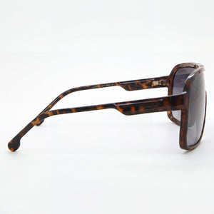 Carrera 1046/S Shield Sunglasses Unisex — side view, Non-Polarized Dark Grey Shaded lens