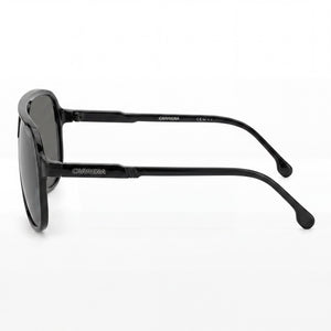 Carrera 1047/S Aviator Sunglasses Unisex — side view, Polarized Grey lens