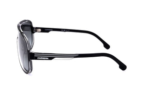 Carrera 1058/S 80S Square Sunglasses for Men — side view, Gray lens