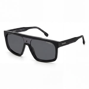 Carrera 1061/S Black Rectangle Sunglasses Unisex, Black Grey lens