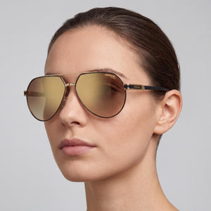 Carrera 1067/S Aviator Sunglasses for Women — interior view, Polarized lens detail