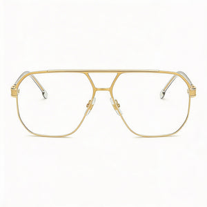 Carrera 1135 Aviator Eyeglasses for Men — front view, Alloy Steel