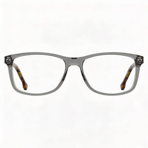 Carrera 2018t Rectangle Eyeglasses for Unisex — front view, Plastic