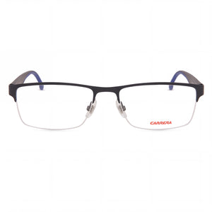 Carrera 2042t Rectangle Eyeglasses for Women — front view, Stainless Steel
