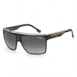 Carrera 22/N Black Rectangle Sunglasses for Men, Black Gold lens