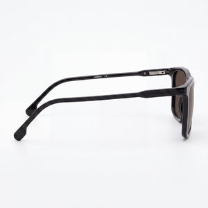 Carrera 231/S Rectangle Sunglasses Unisex — side view, Non-Polarized Black lens