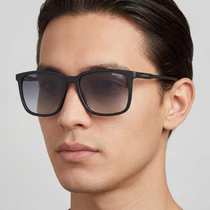 Carrera 259/S Rectangle Sunglasses Unisex — interior view, Grey lens detail