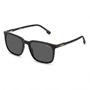 Carrera 259/S Black Square Sunglasses Unisex, Black lens