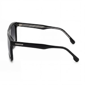 Carrera 267/S Square Sunglasses Men — side view, Non-Polarized Dark Grey Gradient lens