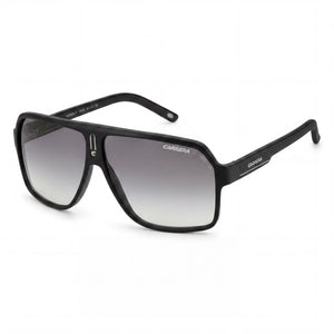 Carrera 27 Black Aviator Sunglasses Unisex, Grey Mirrorshade Silver lens