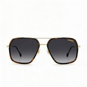 Carrera 273/S Rectangle Sunglasses for Unisex — front view, Stainless Steel frame