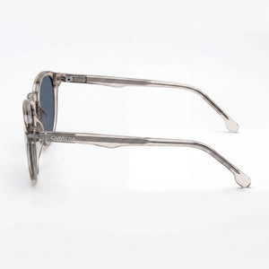 Carrera 277/S Rectangle Sunglasses Unisex — side view, Non-Polarized Crystal Nude/Blue lens