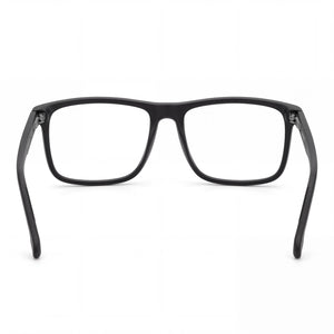 Carrera 286 Rectangle Eyeglasses Women — side view, Black Plastic temples
