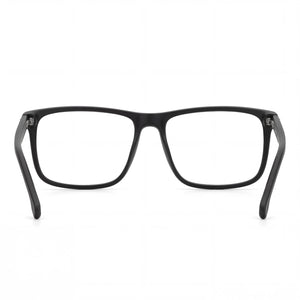 Carrera 286 Rectangle Eyeglasses Unisex — side view, Matte Black Plastic temples