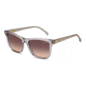 Carrera 3001/S Grey Rectangle Sunglasses for Women, Brown Shaded lens