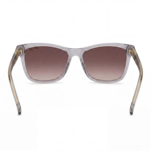 Carrera 3001/S Rectangle Sunglasses Women — side view, Non-Polarized Brown Shaded lens
