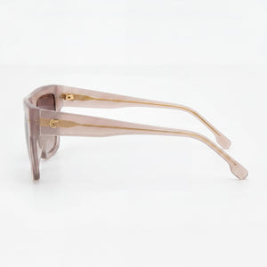 Carrera 3016/S Rectangle Sunglasses Women — side view, Non-Polarized Brown Shaded lens