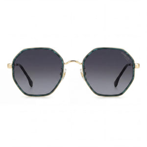 Carrera 3029/S Geometric Sunglasses for Women — front view, Metal frame