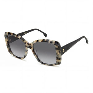 Carrera 3030/S Black Butterfly Sunglasses for Women, White Havana lens