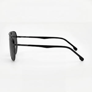 Carrera 304/S Square Sunglasses Men — side view, Non-Polarized Dark Ruthenium lens