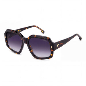 Carrera 3045/S Havana Rectangle Sunglasses for Men, Dark Grey Shaded lens