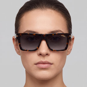 Carrera 305/S Rectangle Sunglasses Unisex — interior view, Non-Polarized lens detail