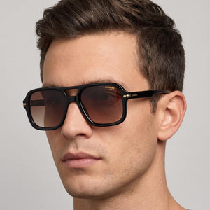 Carrera 317/S Aviator Sunglasses for Men — interior view, Non-Polarized lens detail