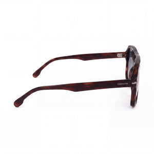 Carrera 317/S EX4 Rectangle Sunglasses Women — side view, Non-Polarized Brown lens