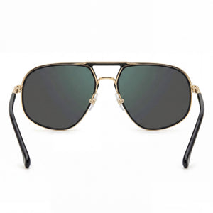 Carrera 318/S Aviator Sunglasses Men — side view, Polarized Green Grey lens