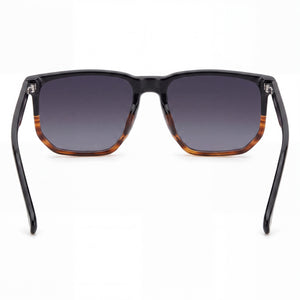 Carrera 329/S Rectangle Sunglasses Unisex — side view, Non-Polarized Dark Grey Heather lens