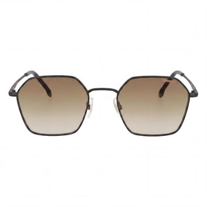 Carrera 334/S Geometric Sunglasses Unisex — front view, Stainless Steel frame
