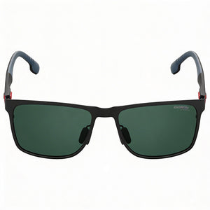 Carrera 8026/S Rectangle Sunglasses Unisex — front view, Alloy Steel frame