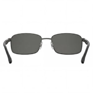 Carrera 8037/S Rectangle Sunglasses for Men — interior view, Non-Polarized lens detail